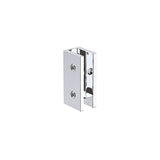 180x100cm Frameless Glass Sliding Corner Shower – With Chrome Rail and U-Brackets for Contemporary Bathrooms