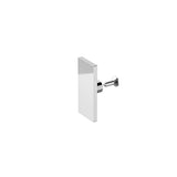 180x100cm Frameless Glass Sliding Corner Shower – With Chrome Rail and U-Brackets for Contemporary Bathrooms