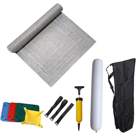 Puzzles Rollers 2 Sets Table Jigsaw Puzzles Felt Mat Board Inflator Puzzle Blanket