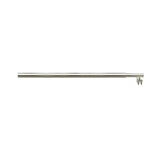 Single Shower Glass Screen with Nickel U-brackets & Round Pole - Premium AU Stoc
