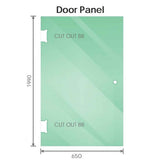 100x110cm Double Door Corner Shower – Nickel F-Brackets with Brass Hinges for Modern Bathrooms In Australia - Darrahopens
