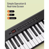 Folding Digital Piano 88 Key Velocity-Sensitive + Carry Case Pedal