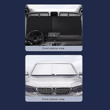 Retractable Sunshade for Car Windshield