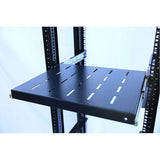 Sliding Rack Server Shelf For Rack 1U 19" 4 Post Rack Mount-Adjustable 15"-22"