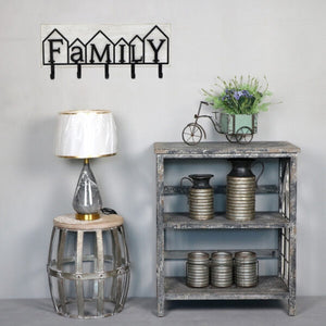 Family 5 Hook Wall Hanging 60cm