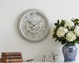 Bulk 5 Winfred Plastic Wall Clock 50cm White In Australia - Darrahopens