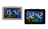 Bulk 12 Multifunction Digital Table Clock 14.2x5.4x10.9cm 2 Asst In Australia - Darrahopens