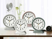 Bulk 12 Round Table Clock 11.5x5.3x12.7cm 4 Asst In Australia - Darrahopens