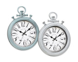 Bulk 10 Vintage Wall Clock 30x40cm 2 Asst Col In Australia - Darrahopens