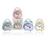 Bulk 12 Happy Teddy Alarm Clock 11.5x5.5x13.5cm 4 Colours In Australia - Darrahopens
