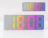 Bulk 12 Mirror Face Led Table Clock 16.8x4x7.2 2 Colours In Australia - Darrahopens