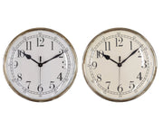 Bulk 10 30cm Plastic Gold Chrome Look Wall Clock 2 Asst In Australia - Darrahopens