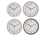 Bulk 8 35.6cm Modern Plastic Wall Clock Round 4 Asst In Australia - Darrahopens