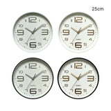 Bulk 12 Plastic Round Wall Clock 25cm 4 Asst In Australia - Darrahopens