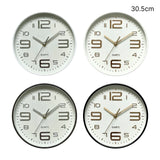 Bulk 12 Plastic Round Wall Clock 30.5cm 4 Asst In Australia - Darrahopens