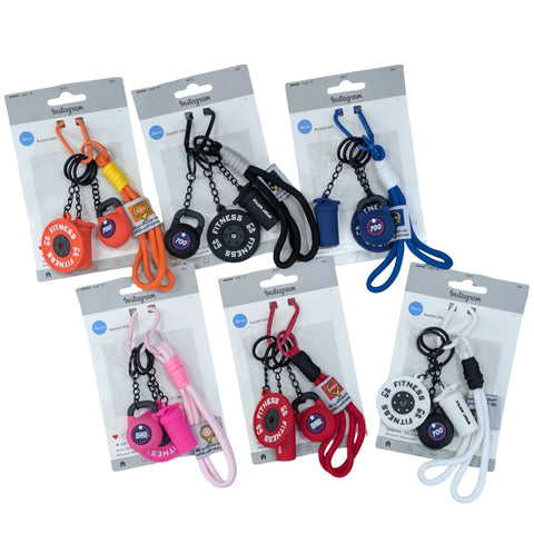 Bulk 24 set3 Fitness Keychain 6 Asst In Australia - Darrahopens