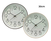 Bulk 10 Medium Plastic Contemporary Round Wall Clock 2 Asst In Australia - Darrahopens