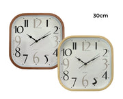 Bulk 10 Plastic Rounded Square Wall Clock 2 Asst In Australia - Darrahopens