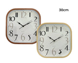 Bulk 10 Plastic Rounded Square Wall Clock 2 Asst In Australia - Darrahopens