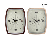 Bulk 12 Plastic Rounded Rectangle Wall Clock 2 Asst In Australia - Darrahopens