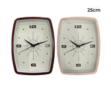 Bulk 12 Plastic Rounded Rectangle Wall Clock 2 Asst In Australia - Darrahopens