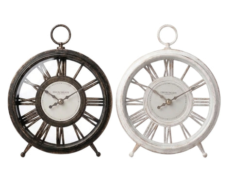 Bulk 10 Winfred Plastic Clock 16.9x22cm 2 Asst In Australia - Darrahopens