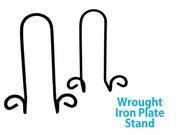 Bulk 24 Black Metal Plate Holder Free Standing 20cm In Australia - Darrahopens