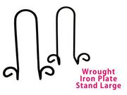 Bulk 24 Black Metal Plate(frame Stand) Large 27cm In Australia - Darrahopens