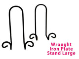 Bulk 24 Black Metal Plate(frame Stand) Large 27cm In Australia - Darrahopens