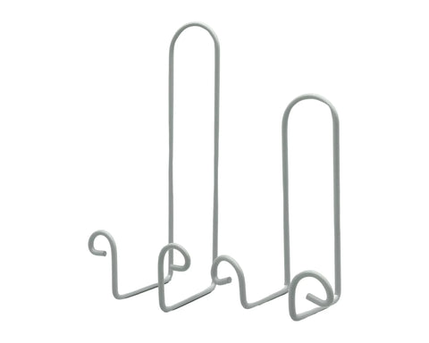 Bulk 24 White Metal Plate Holder Free Standing 20cm
