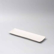 Plate Rectangular Sashimi 32cm Matte White Glaze