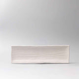 Plate Rectangular Sashimi 32cm Matte White Glaze