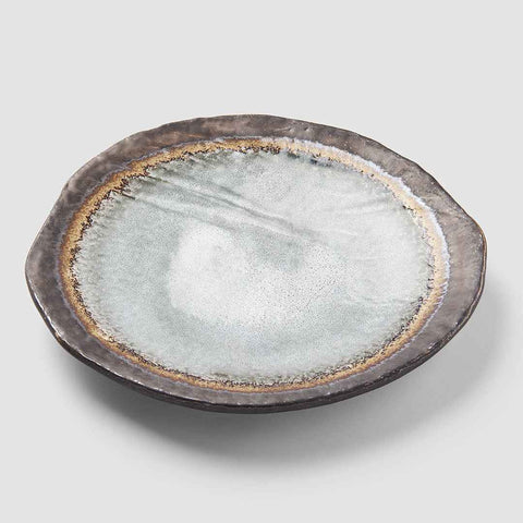 Dinner Plate Organic 27cm Akane Grey Glaze