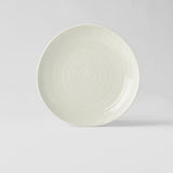 Dinner Plate Organic Shape 23cm Kanso Soft White Glaze