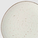 Dinner Plate Organic Shape 23cm Fleck Glaze