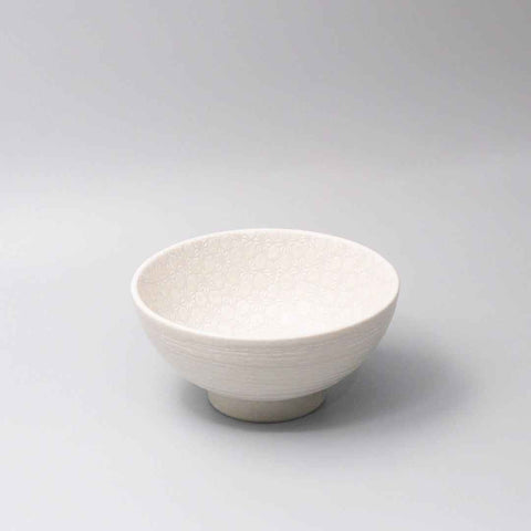 Bowl Large 19.5cm White Star Glaze