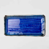 Platter Rectangular 43cm Cobalt Blue Glaze