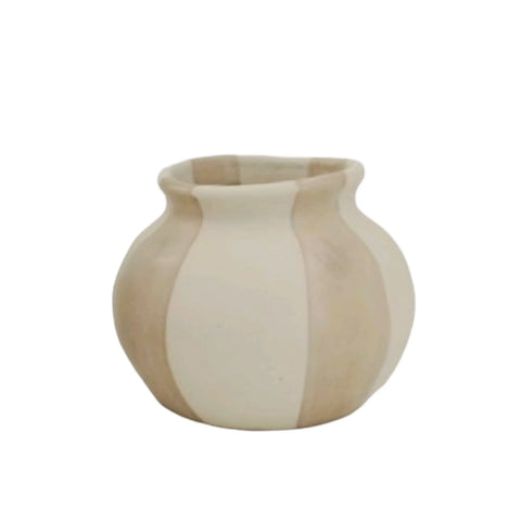 Bulk 12 Earthy Minimalism Ceramic Pot 13x13x10cmh