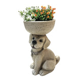 Bulk 2 Resin Labrador Planter 30x23x44cm In Australia - Darrahopens