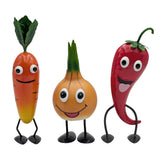 Bulk 9 Metal Veggies Decor 21 To 26.7cmh 3 Asst In Australia - Darrahopens