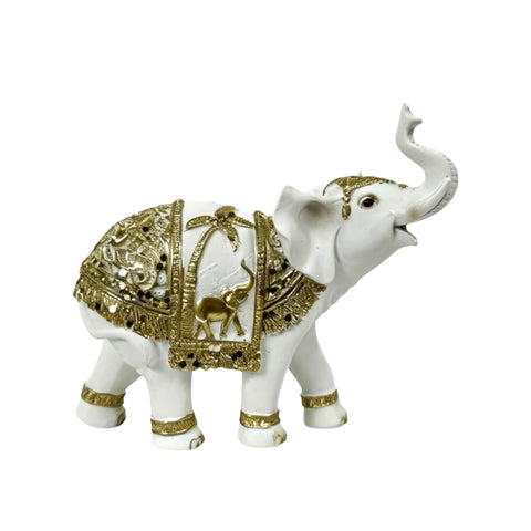 Bulk 6 Small Resin Gold Palm Elephant In Australia - Darrahopens