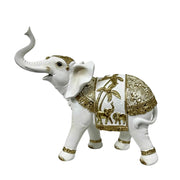 Bulk 6 Medium Resin Gold Palm Elephant In Australia - Darrahopens