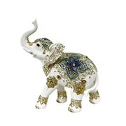 Bulk 6 Medium Resin Sapphire Filigree Elephant In Australia - Darrahopens