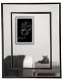 Luke Traditional Mirror Black