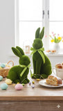 Bulk 4 Flocked Green Rabbit 39cm In Australia - Darrahopens