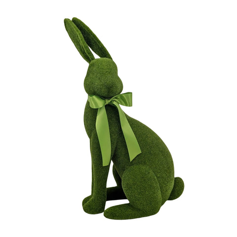 Bulk 2 Flocked Green Rabbit 57cm In Australia - Darrahopens