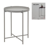 Bulk 4 Round Metal Tray Table Cream 38x50cmh In Australia - Darrahopens