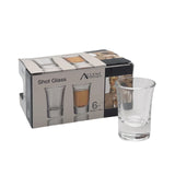 Clear Shot Glass In Gift Pack Set 6 35ml