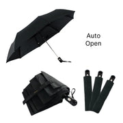 Bulk 12 Black Collapsible Umbrella Auto Open 56cm In Australia - Darrahopens
