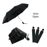 Bulk 12 Black Collapsible Umbrella Auto Open 56cm In Australia - Darrahopens